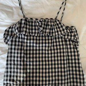 GINGHAM TANK TOP